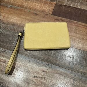 Coach Corner Zip Wristlet